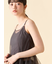 【LILY BROWN Lingerie】カップ付フリルチュールキャミ