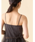【LILY BROWN Lingerie】カップ付フリルチュールキャミ