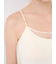 【LILY BROWN Lingerie】カップ付フリルチュールキャミ