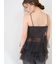 【LILY BROWN Lingerie】カップ付フリルチュールキャミ