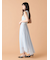 【WEB限定カラー/00サイズ】フレアニットドッキングワンピース