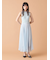 【WEB限定カラー/00サイズ】フレアニットドッキングワンピース