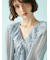 レースフリルシフォンワンピース