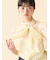 オーガンザボウタイブラウス