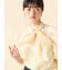 オーガンザボウタイブラウス