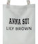 【LILY BROWN ×ANNA SUI】ロゴトートバック