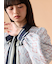 クラシカルパターンボウタイブラウス