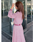 クラシカルパターンボウタイブラウス