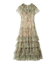ボタニカルチュールティアードドレス