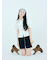 【LILY BROWN×PUMA】フロントジップミニスカート