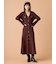 スキッパーポロニットワンピース