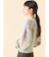 【LILY BROWN ×ANNA SUI】ジャガードビジューニットカーディガン