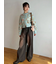 【LILY BROWN ×ANNA SUI】ジャガードビジューニットカーディガン