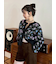 【LILY BROWN ×ANNA SUI】ジャガードビジューニットカーディガン