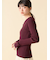 アシンメトリーニットトップス
