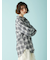【LILY BROWN ×ANNA SUI】オーバーネルチェックシャツ