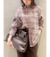 【LILY BROWN ×ANNA SUI】オーバーネルチェックシャツ