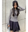 ラメリブシアーニットトップス