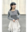 ラメリブシアーニットトップス(Hearts2Hearts着用)
