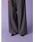 ベルト付きタックワイドパンツ