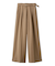 ベルト付きタックワイドパンツ