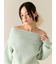 オフショルニットセットアップ