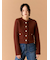 【WEB限定カラー】金釦フォックスニットジャケット【Hearts2Hearts着用】