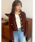 【WEB限定カラー】金釦フォックスニットジャケット【Hearts2Hearts着用】