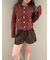 【WEB限定カラー】金釦フォックスニットジャケット【Hearts2Hearts着用】