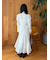 【WEB限定00サイズ】ボウタイ付きフリンジジャガードペプラムワンピース