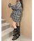 Lily Bearチェックオーバーシャツ