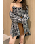 Lily Bearチェックオーバーシャツ