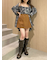 Lily Bearチェックオーバーシャツ