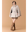 ファー付き3wayケープコート