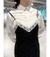 [L.B CANDY STOCK]シャツコンビビジューワンピース【Hearts2Hearts着用】