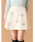 [L.B CANDY STOCK]スノーフレークビジューミニスカート【Hearts2Hearts着用】