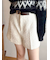 ベルト付きショートパンツ