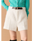ベルト付きショートパンツ