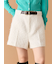 ベルト付きショートパンツ