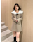ラッフルカラー付きミニワンピース【Hearts2Hearts着用】