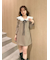 ラッフルカラー付きミニワンピース【Hearts2Hearts着用】