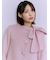 【WEB限定カラー】[L.B CANDY STOCK]Aラインビジューリボンコート
