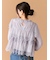 レースフリルブラウス