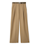 ベルト付きバックスリットパンツ
