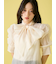 オーガンザボウタイブラウス