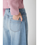 【WEB限定00サイズ】ダブルニーカーブワイドデニムパンツ