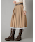 ベルト付きレースプリーツスカート