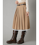 ベルト付きレースプリーツスカート