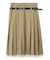 ベルト付きレースプリーツスカート