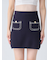 コットンニットミニスカート
